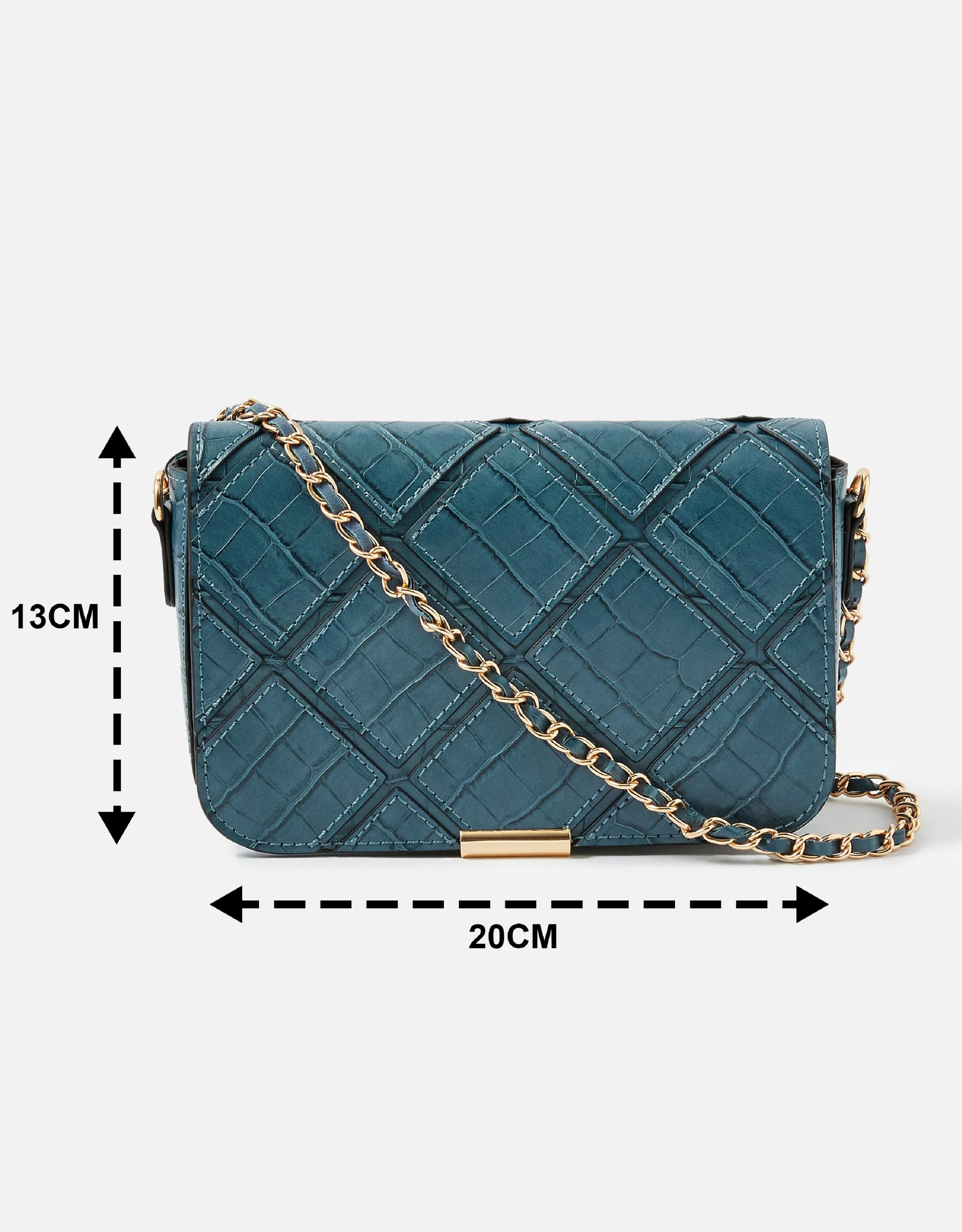 Accessorize London women's blue Elin sling bag