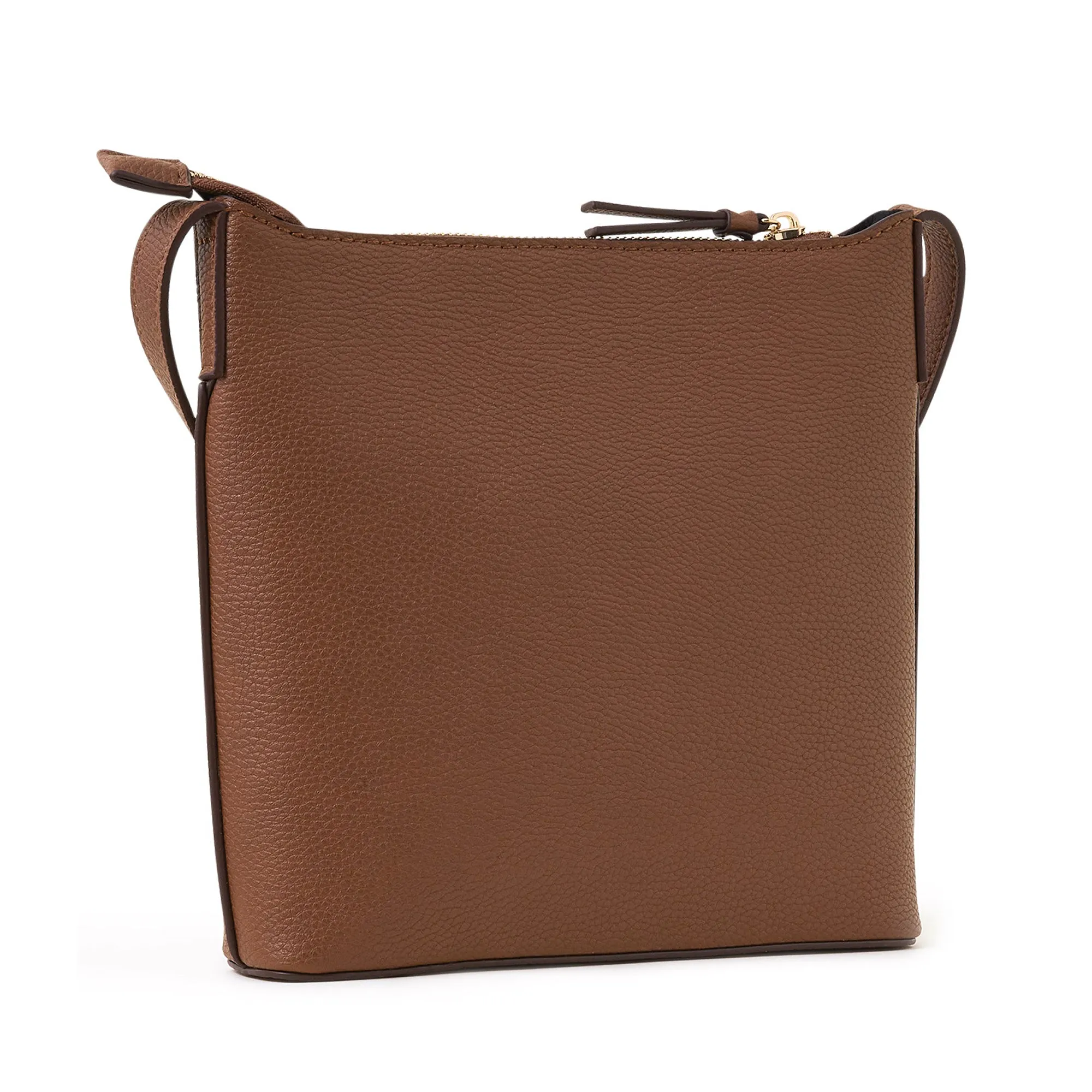 Accessorize London Women's Tan Classic Messenger Bag