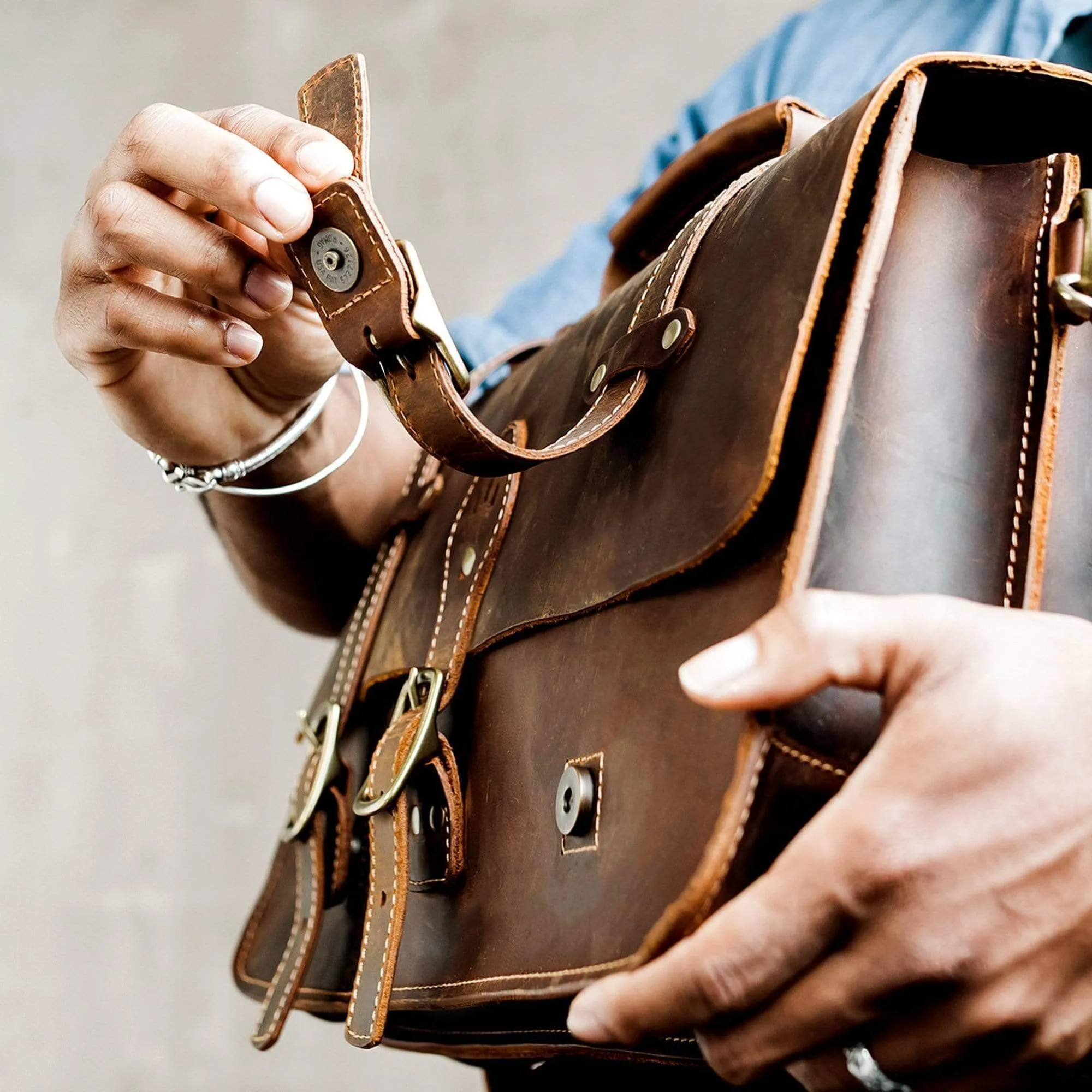 'Almost Perfect' Classic XL Messenger Bag