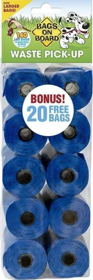 Bags on Board Blue Waste Bags Refill Pack