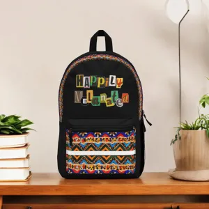 Boho Chic Handcrafted Tribal Backpack,Lightweight, Waterproof with Adjustable Straps