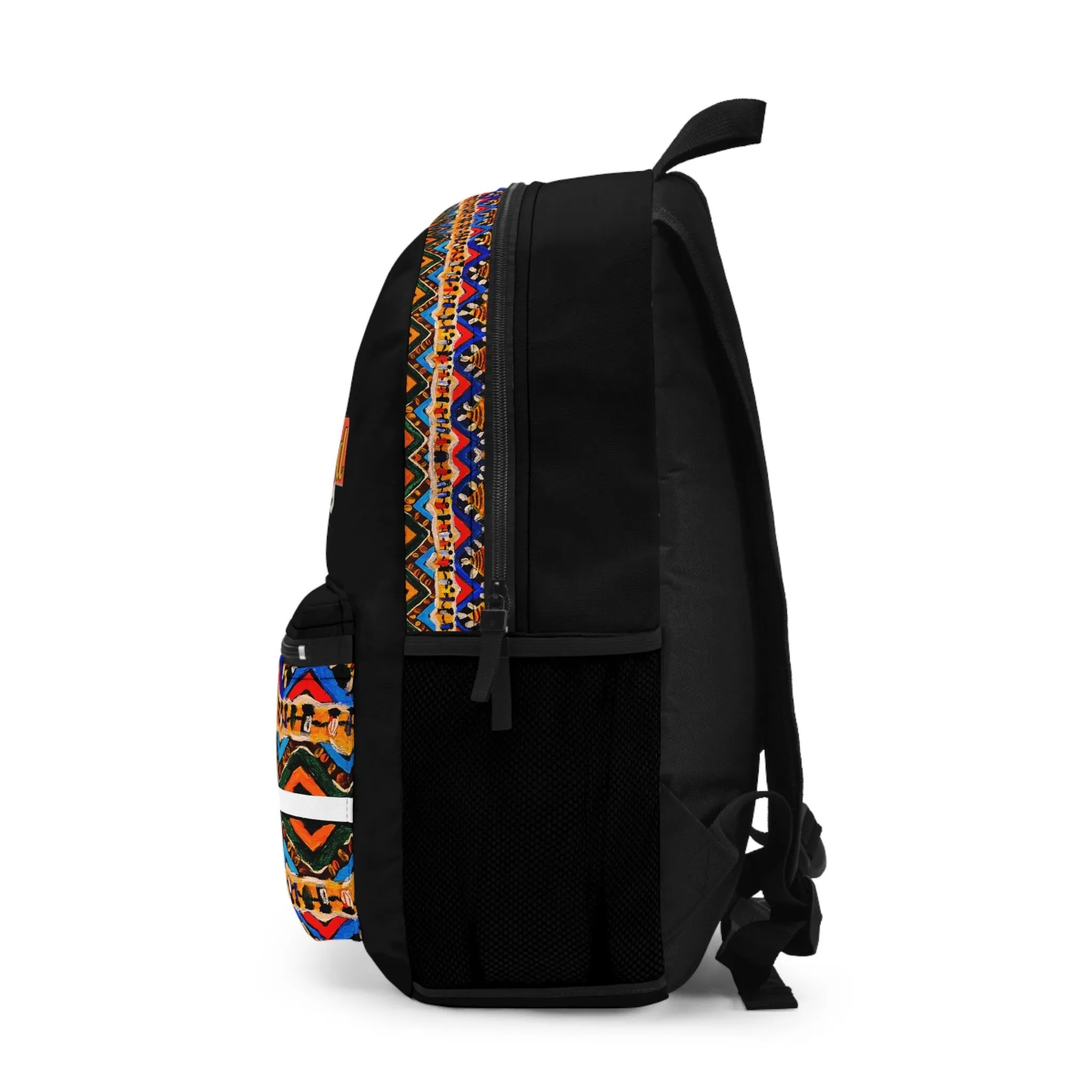 Boho Chic Handcrafted Tribal Backpack,Lightweight, Waterproof with Adjustable Straps