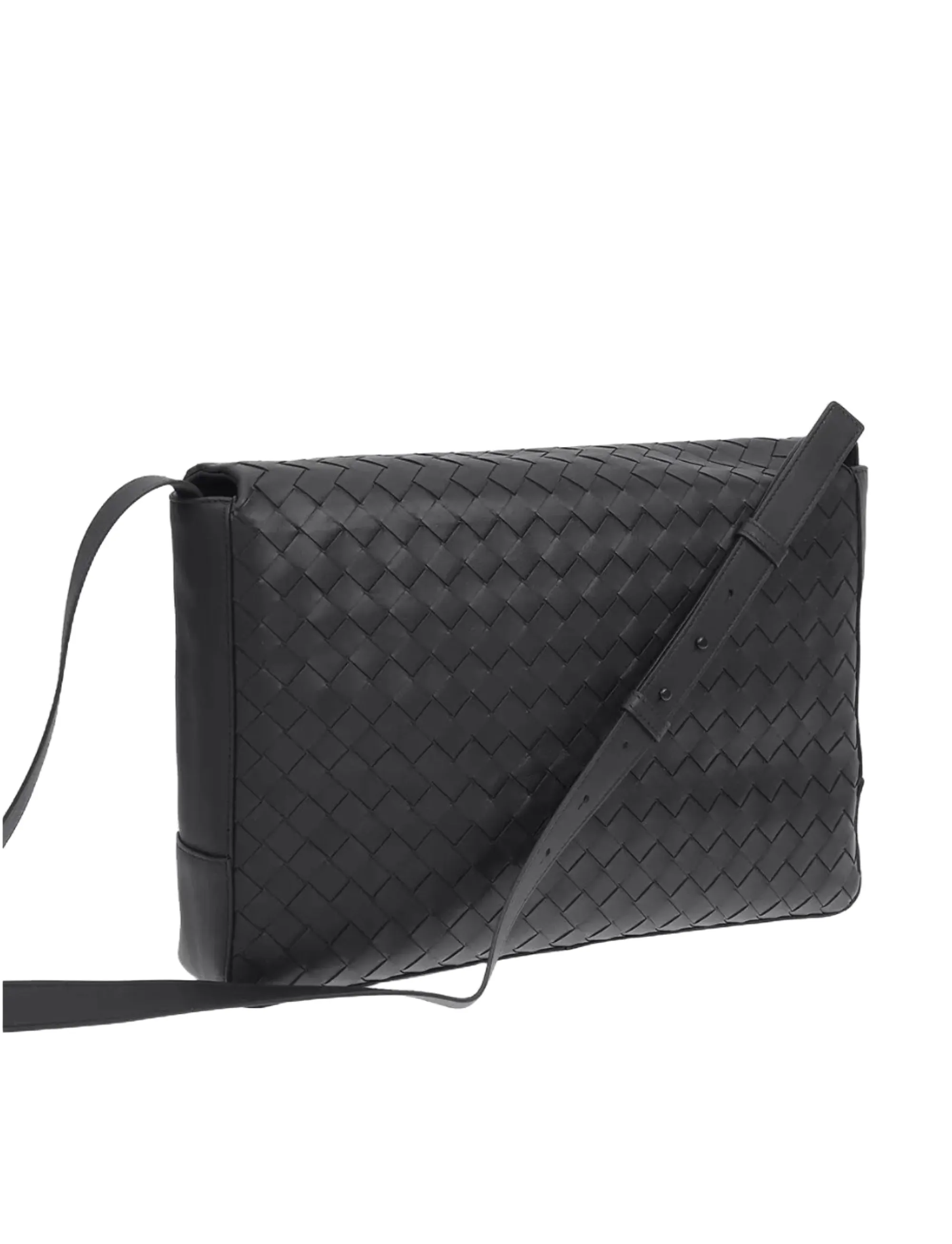 Bottega Veneta Braided Leather Messenger Bag