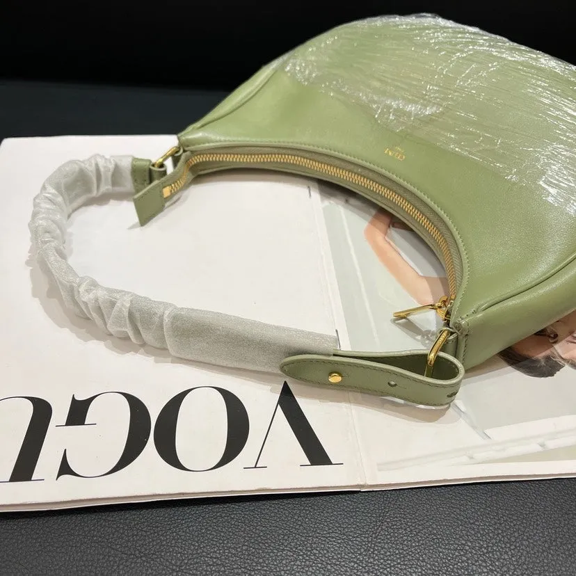 Celine Mint Green Pea Shaped Underarm Bag