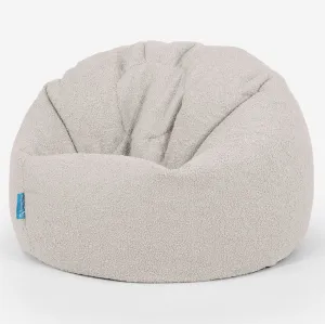 Classic Kids Bean Bag Chair 1-5 yr - Boucle Ivory