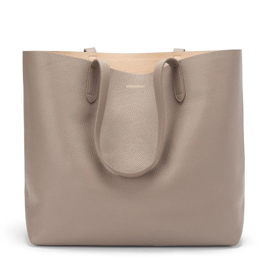 Classic Structured Leather Tote