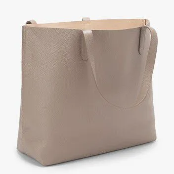 Classic Structured Leather Tote