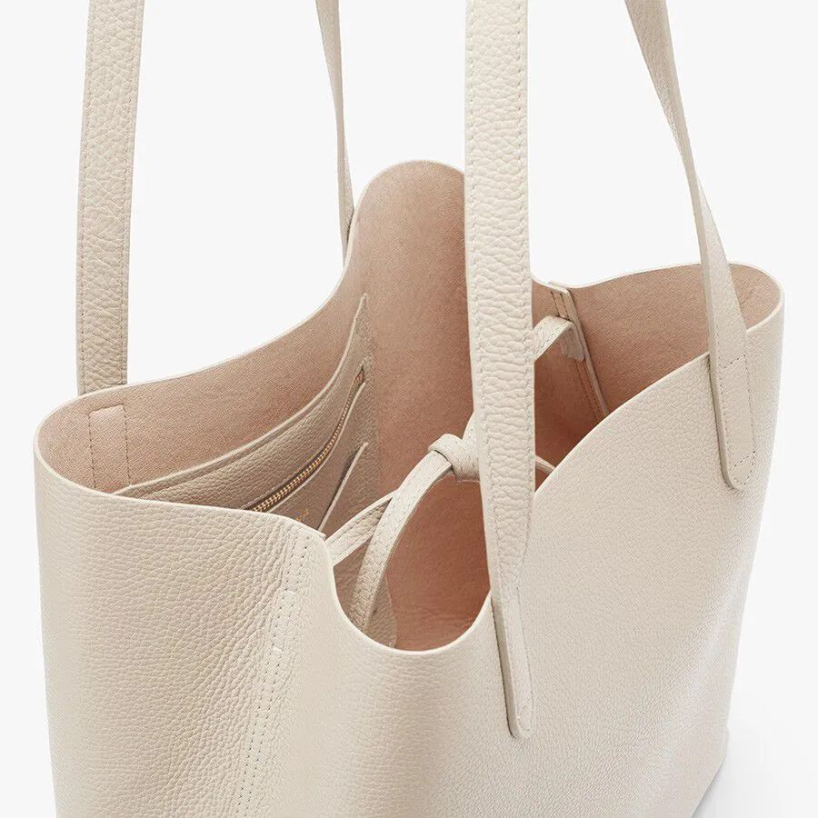 Classic Structured Leather Tote