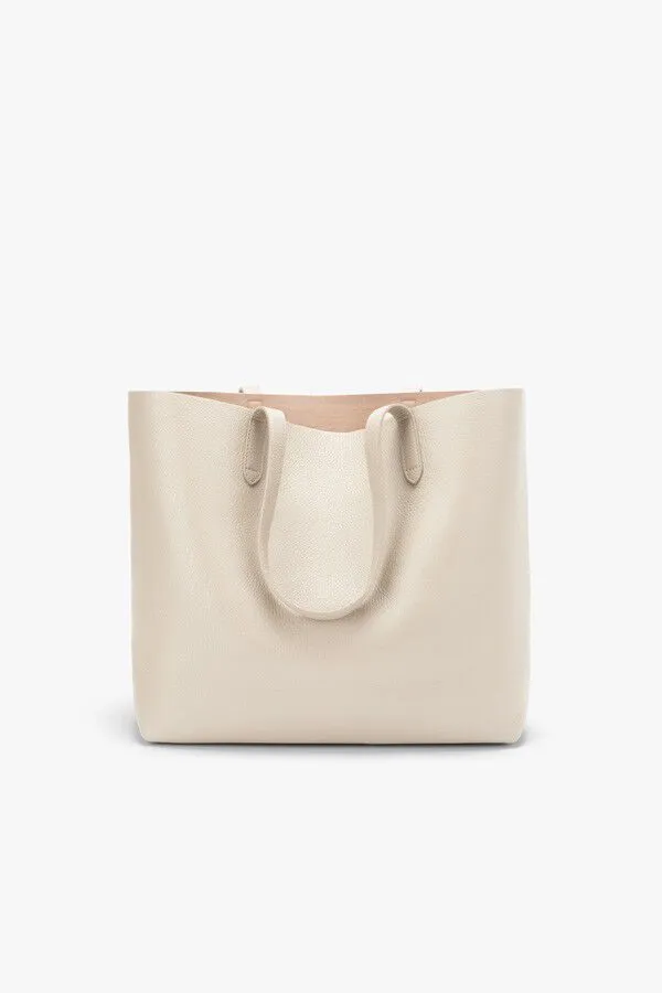 Classic Structured Leather Tote