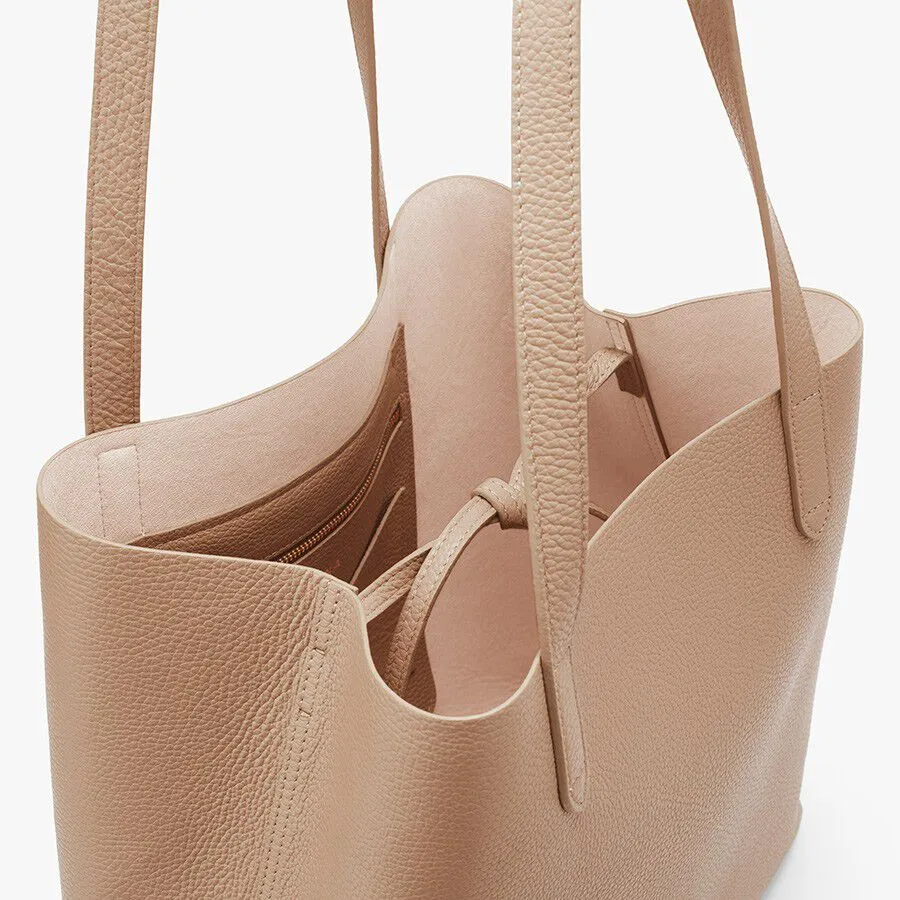 Classic Structured Leather Tote