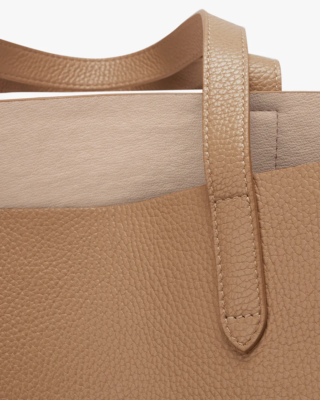 Classic Structured Leather Tote