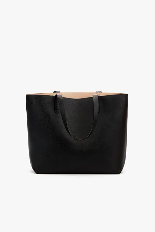 Classic Structured Leather Tote