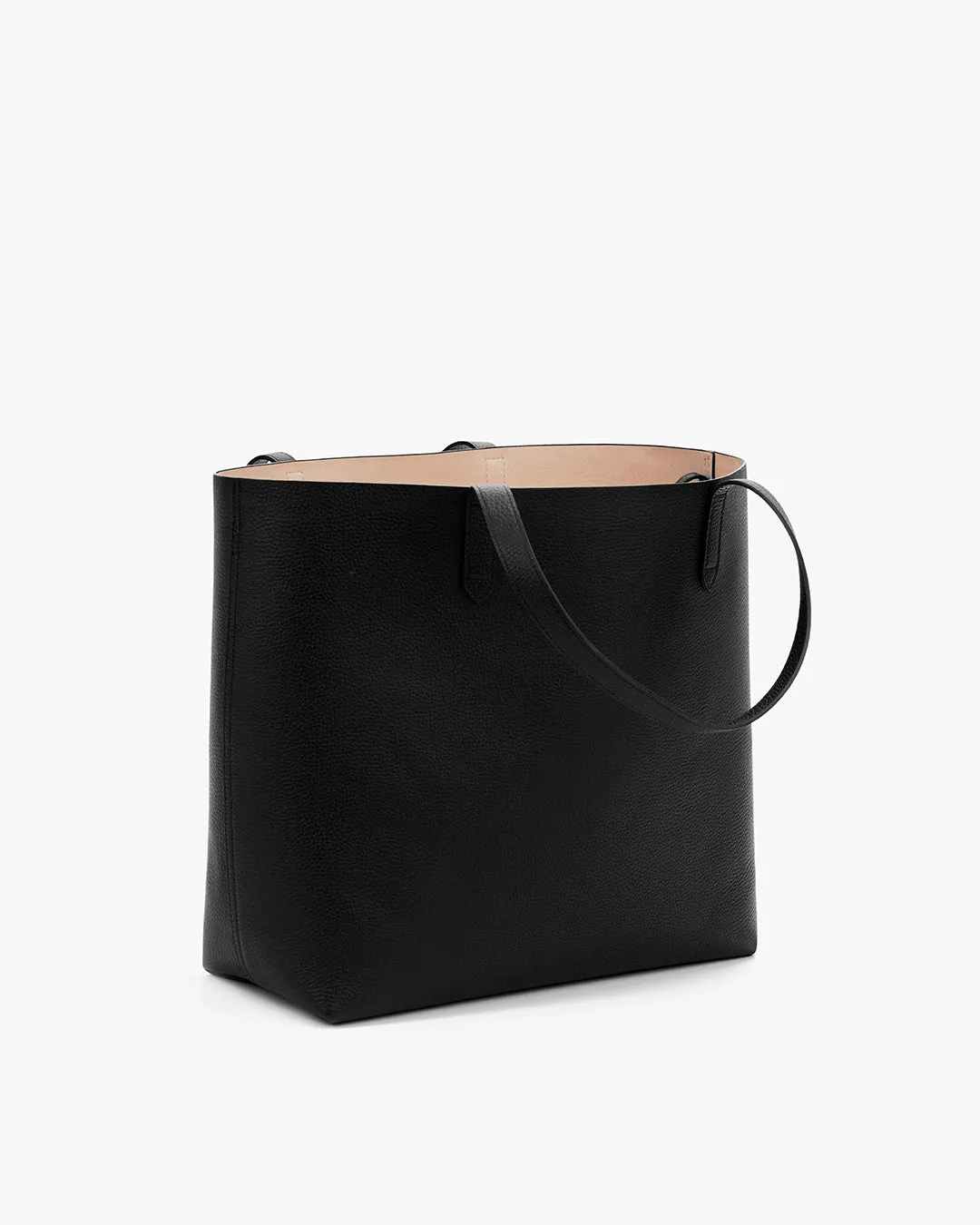 Classic Structured Leather Tote