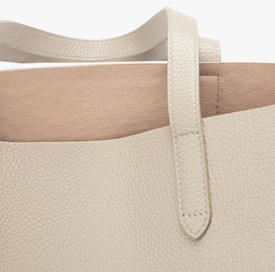 Classic Structured Leather Tote