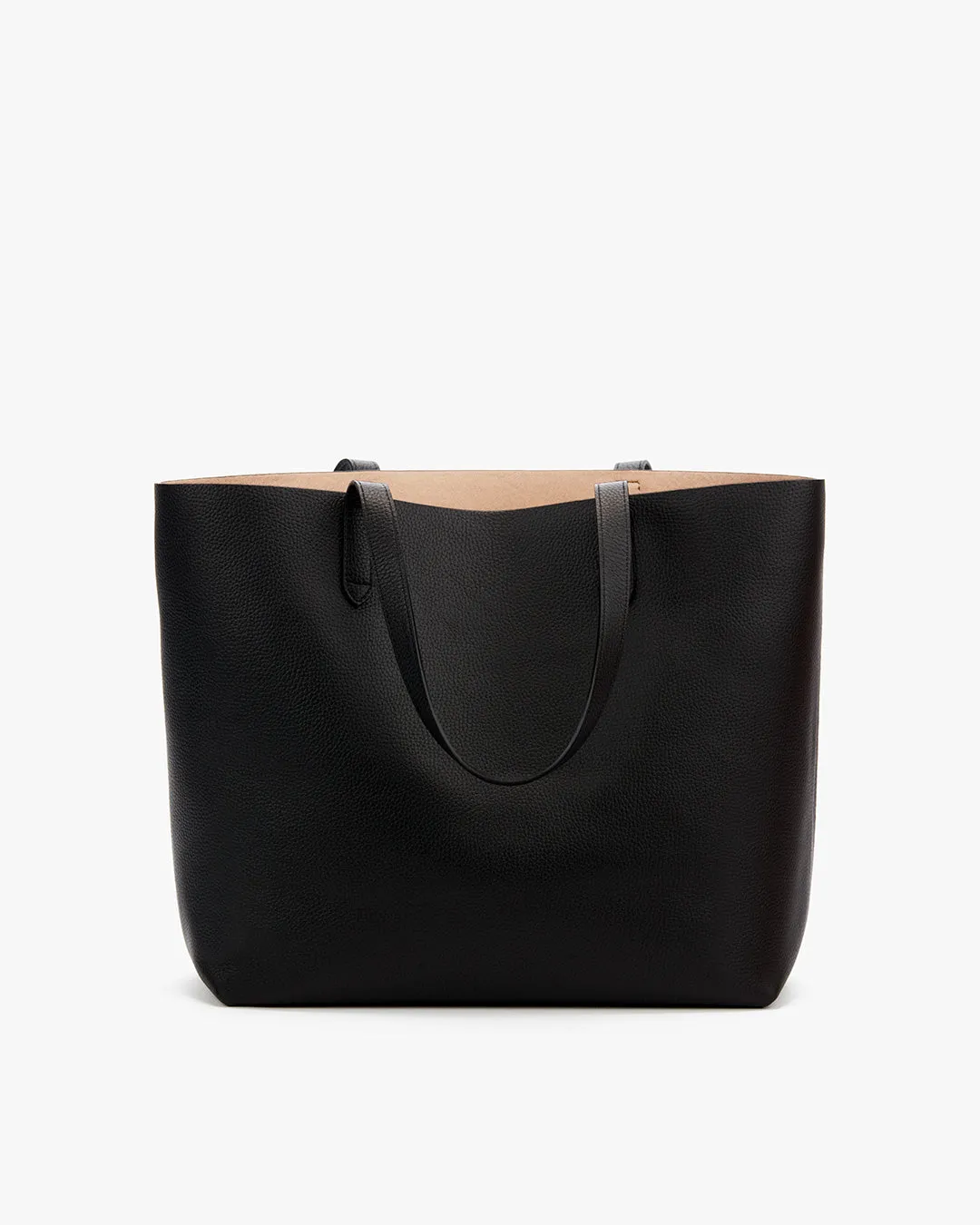 Classic Structured Leather Tote