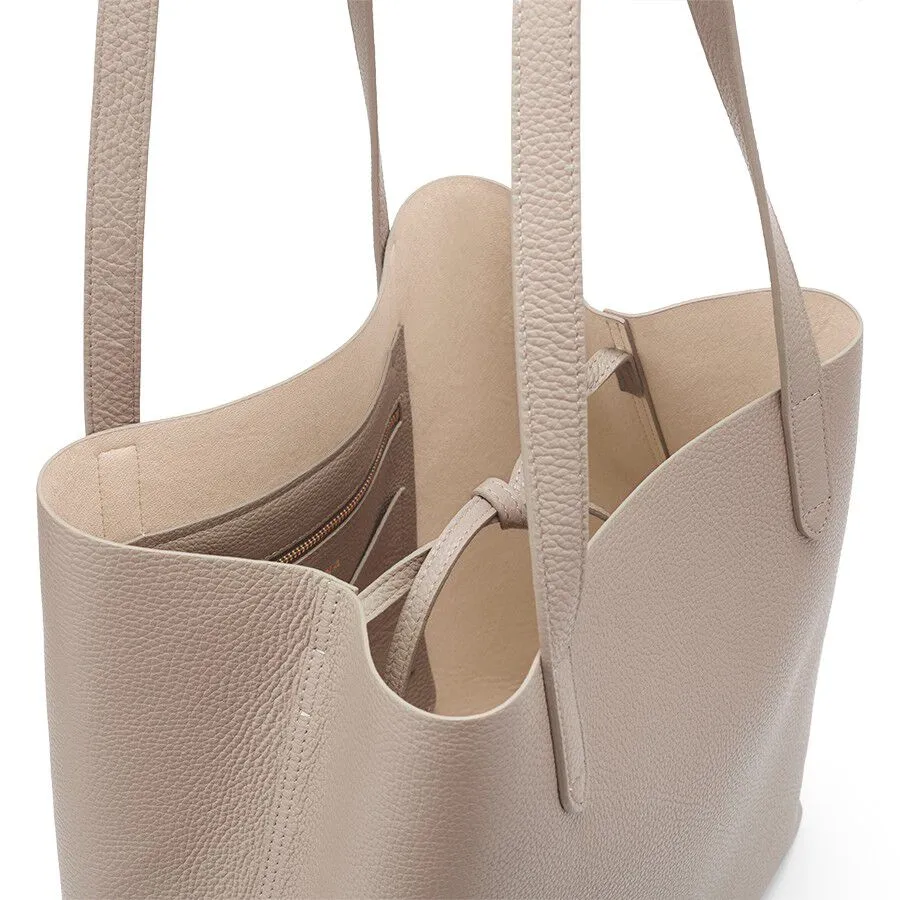 Classic Structured Leather Tote