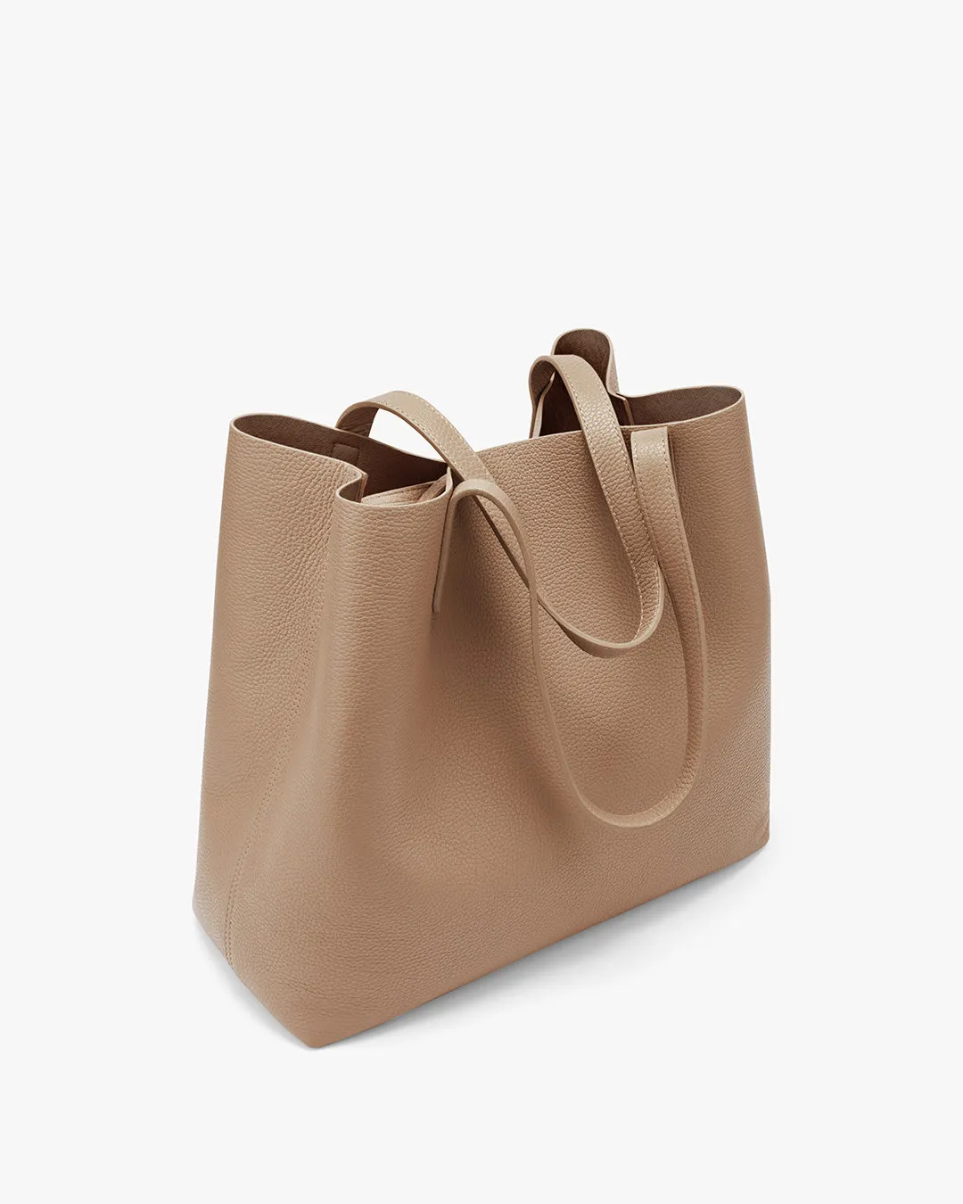 Classic Structured Leather Tote