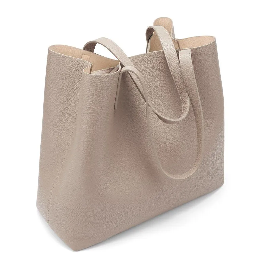 Classic Structured Leather Tote