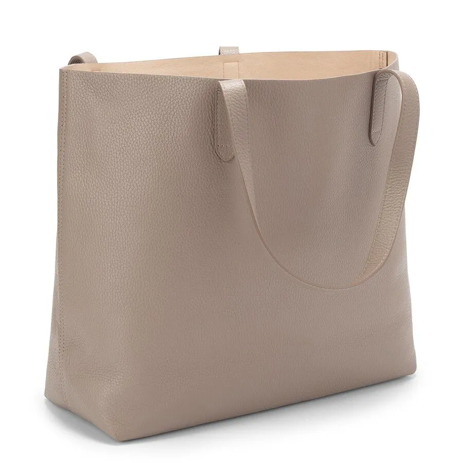 Classic Structured Leather Tote