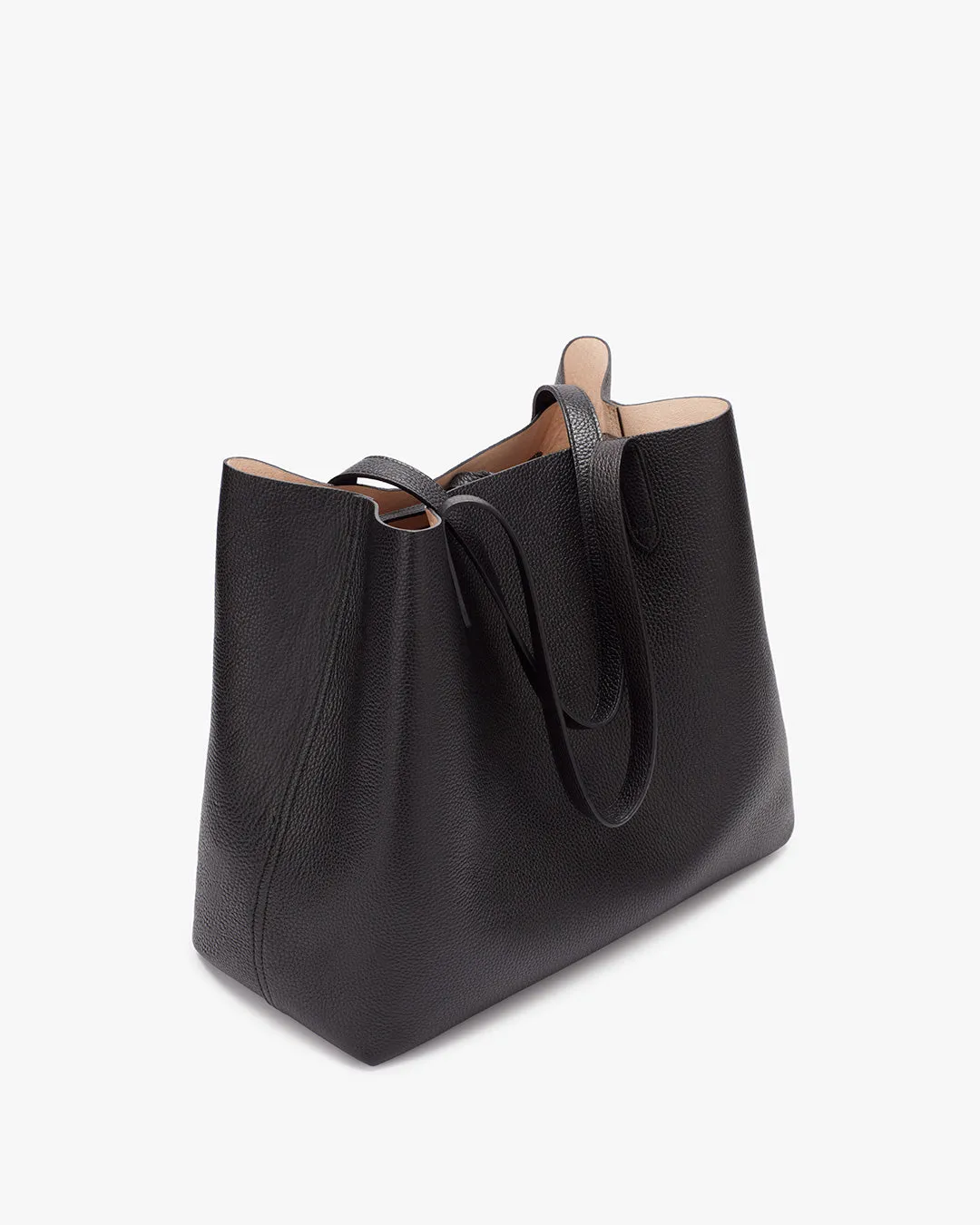 Classic Structured Leather Tote