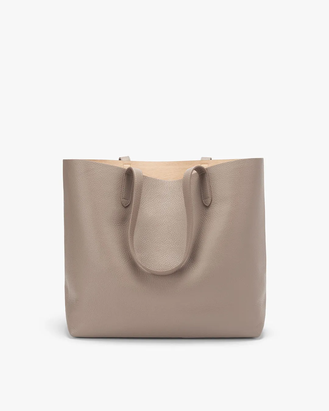 Classic Structured Leather Tote