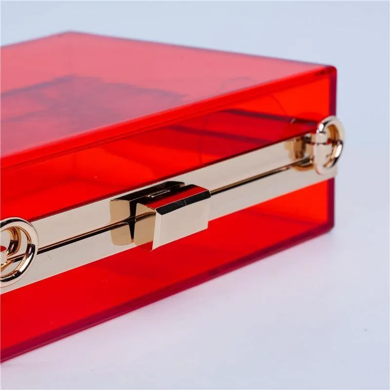 Clear Art Transparent Clutch