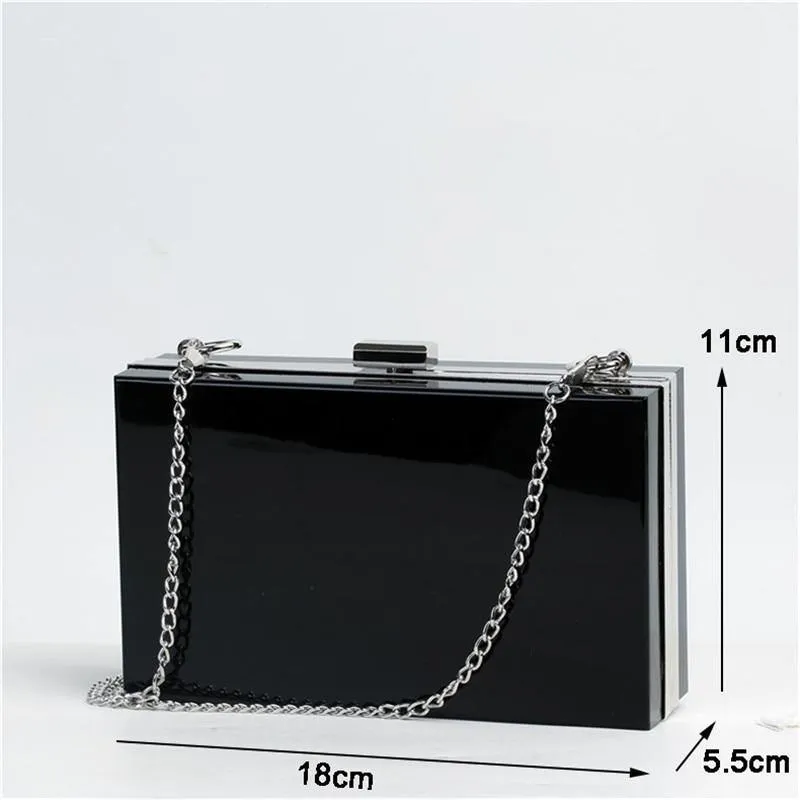 Clear Art Transparent Clutch