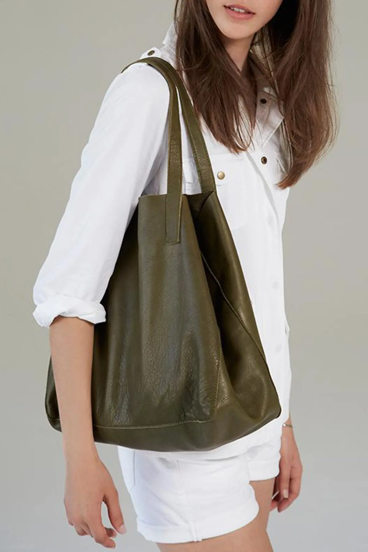 CLOVER LEATHER TOTE