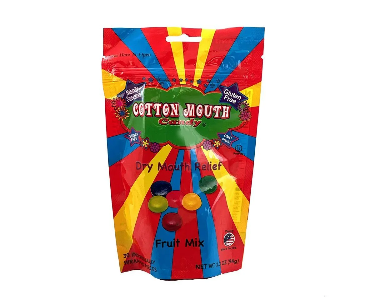 Cotton Mouth Candy Fruit Mix Bags