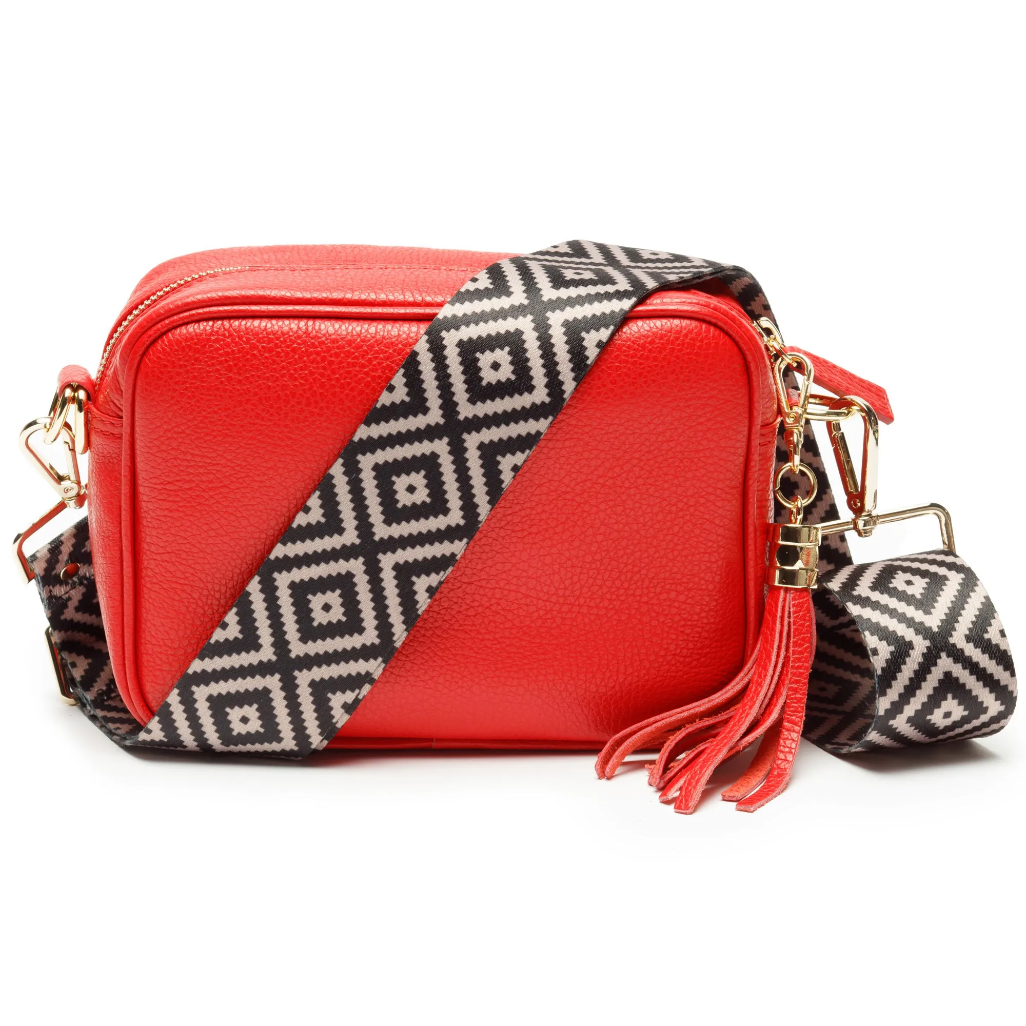 Crossbody Red (Blue Diamond Strap)