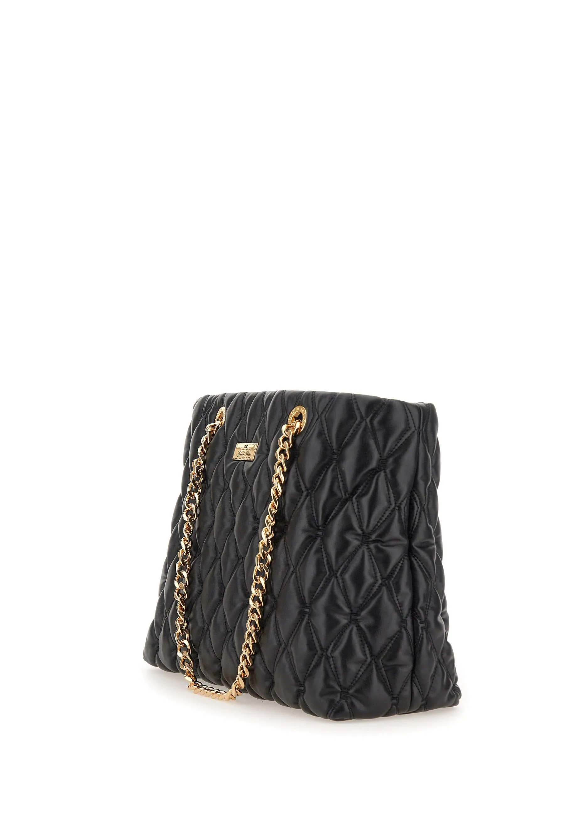 Daily Black Shoulder Bag with Clutch