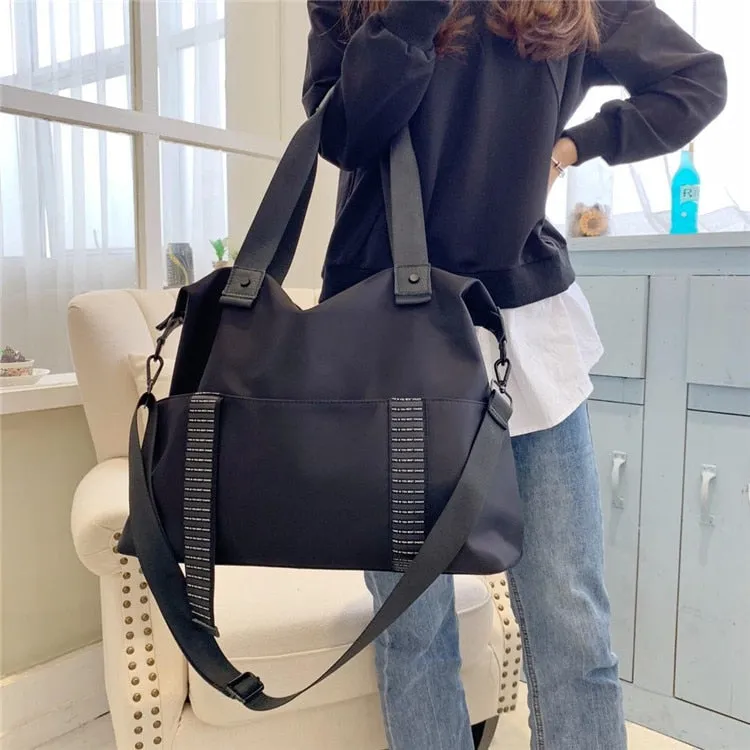 Darianrojas Travelling Bag Woman Hand Bill Of Lading Shoulder Bag Duffel Bag Korean Short Distance Large Capacity Oxford Cloth Bag