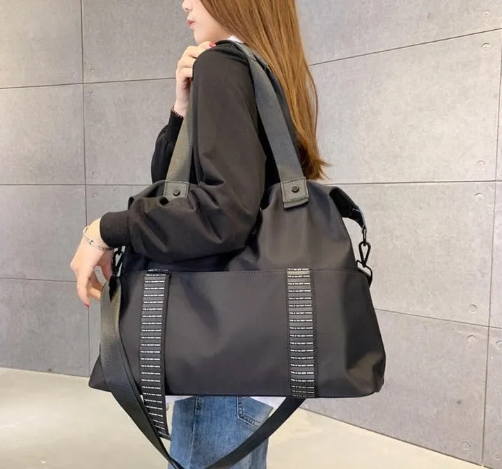 Darianrojas Travelling Bag Woman Hand Bill Of Lading Shoulder Bag Duffel Bag Korean Short Distance Large Capacity Oxford Cloth Bag