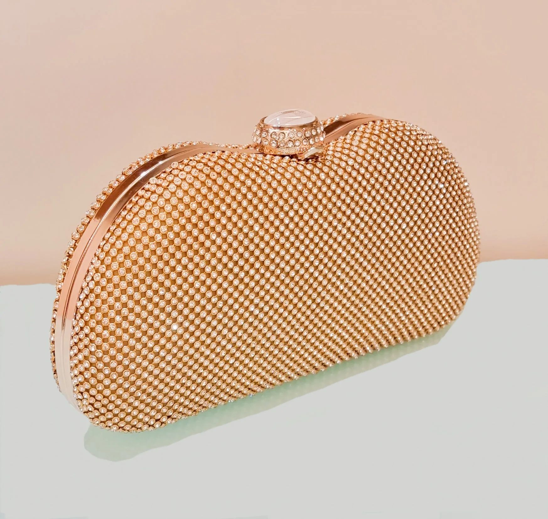 Dazziling Golden Night Clutch.