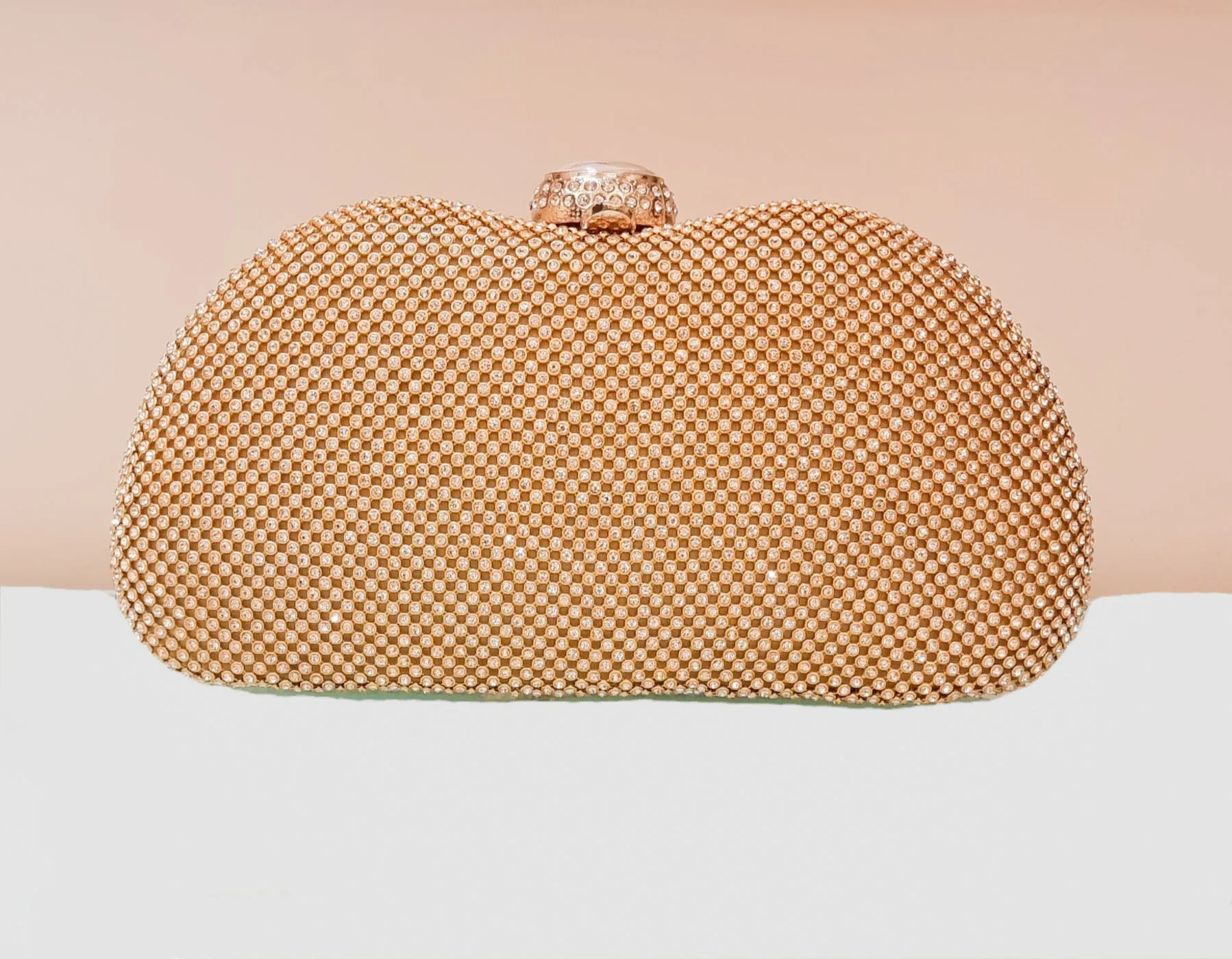 Dazziling Golden Night Clutch.