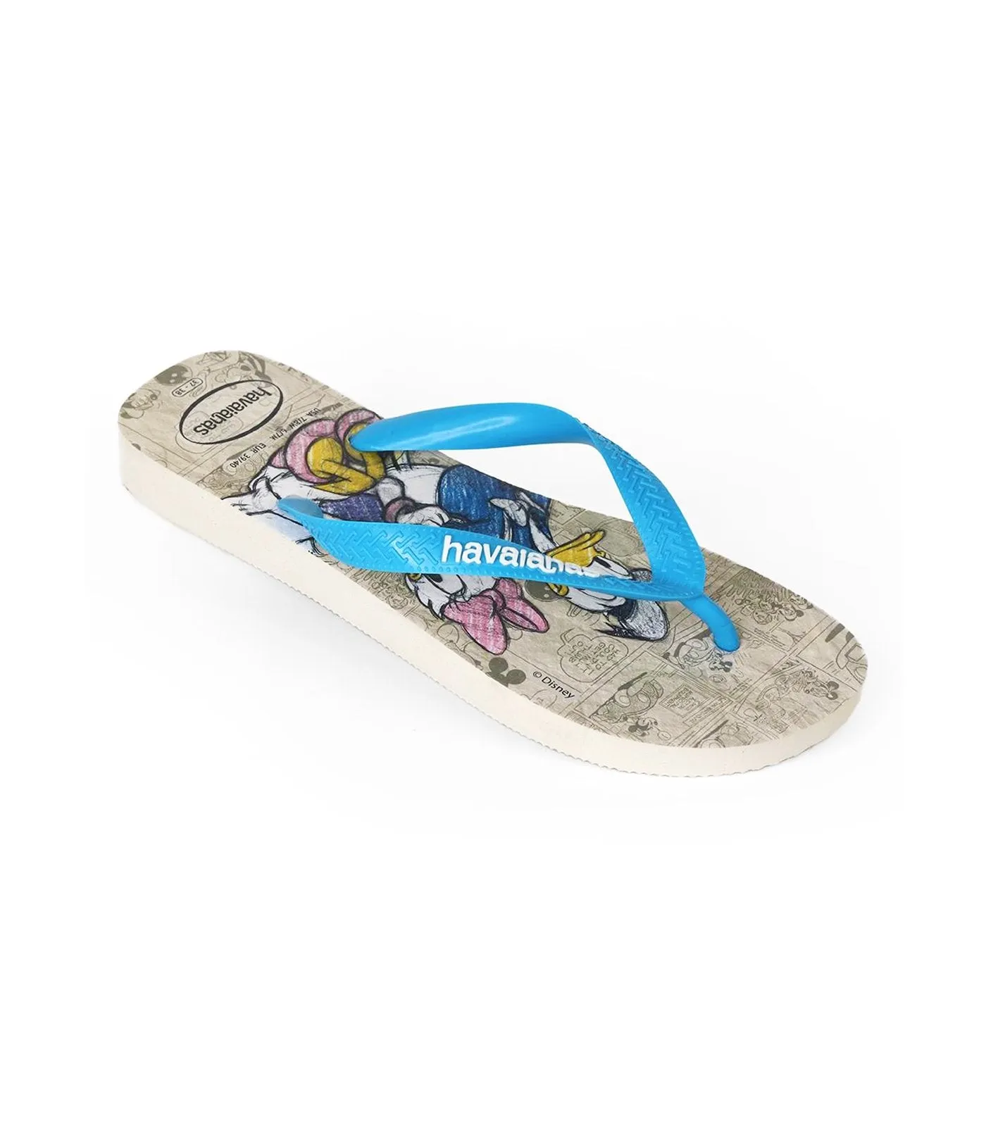 Disney Stylish Flip Flops - Beige/Turquoise