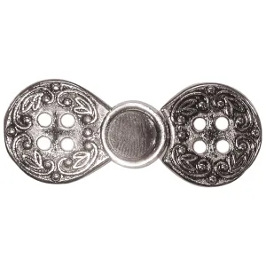 ELAN Metal Clasp - 55mm (2⅛") - Antique Silver -2 pcs