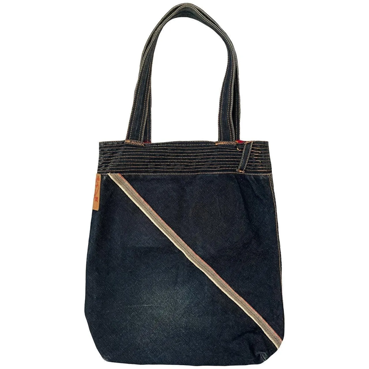 Evisu Denim Tote Bag