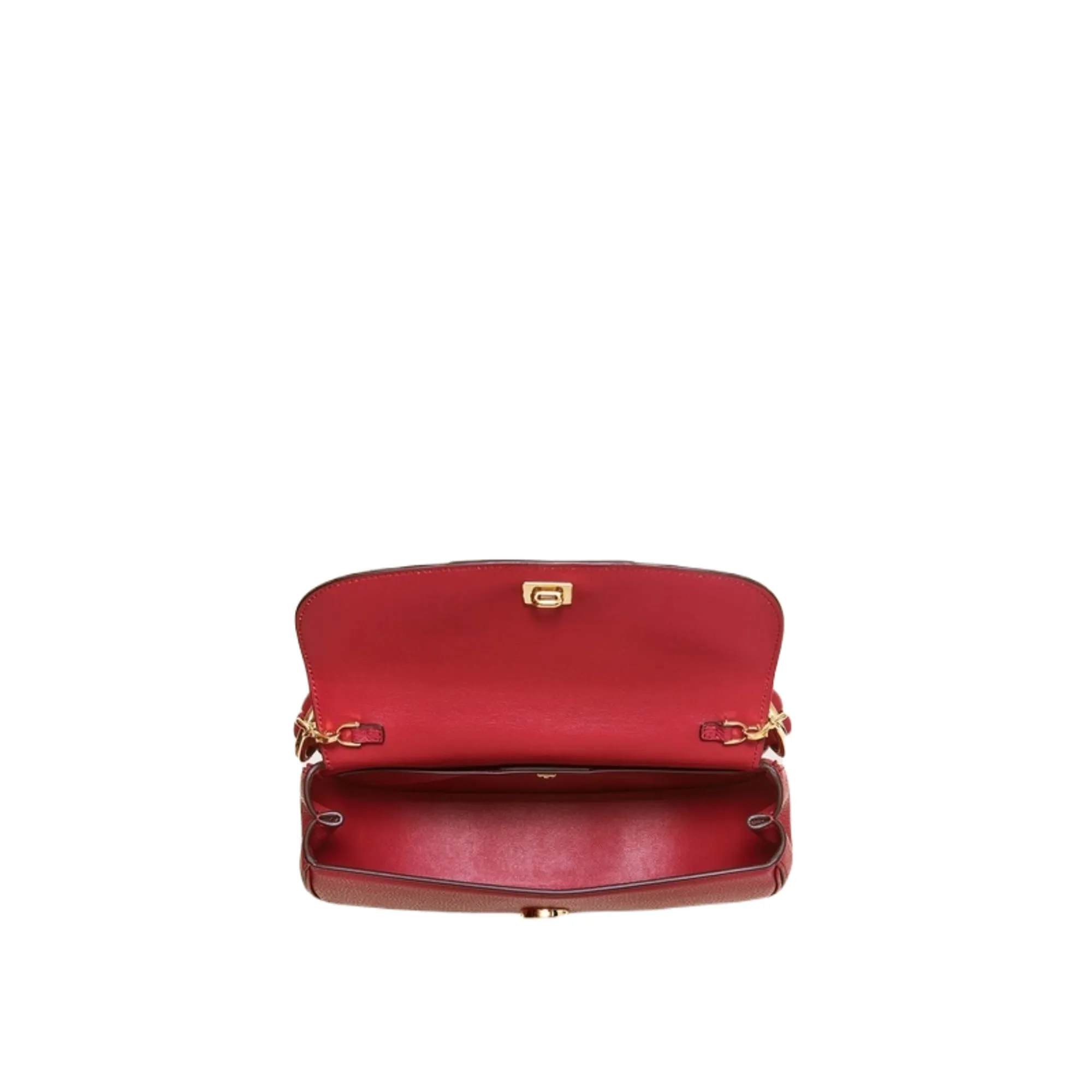 Ferragamo Glam Shoulder Bag Red