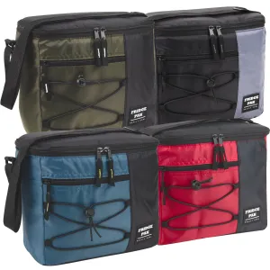 Fridge Pak 12 Can Bungee Cooler Bag With Front Zippered Pocket - 4 Colors