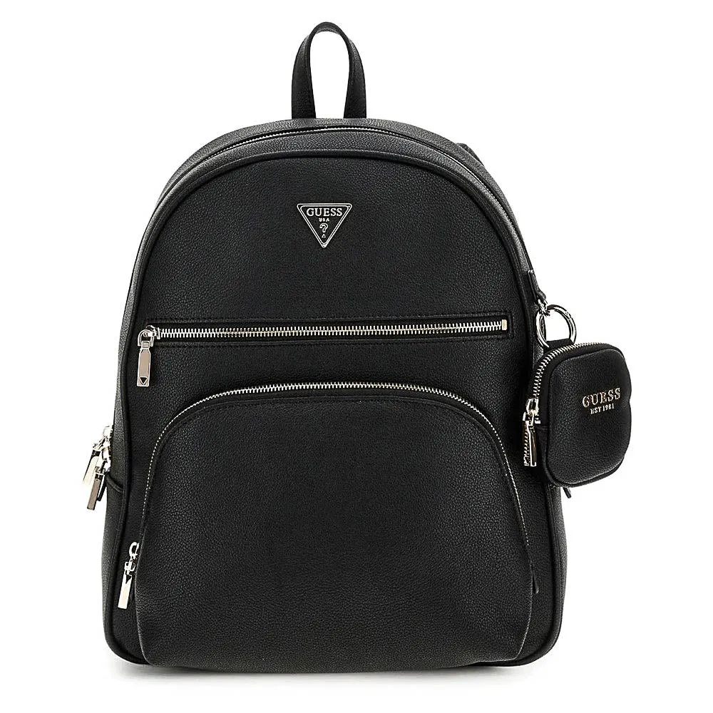 Guess Power Play Large Tech Backpack In Black For Women