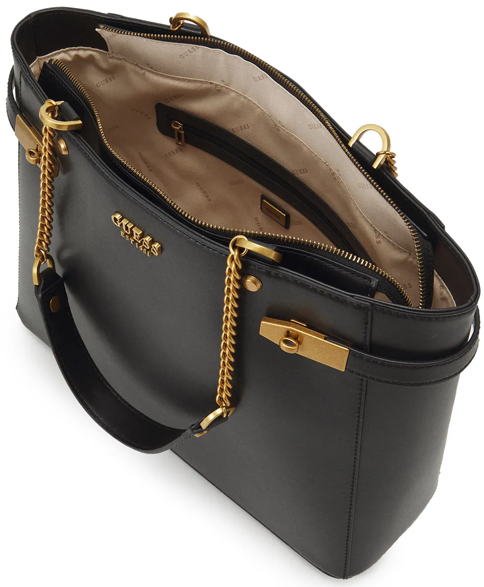 Guess Zadie Shopper Tote In Black For Women