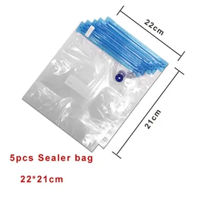 Handy Portable Sealing Food Vacuum Sealer Bags Machine Kitchen Always fresh seal val Heat Sealing Machine Food Preservation