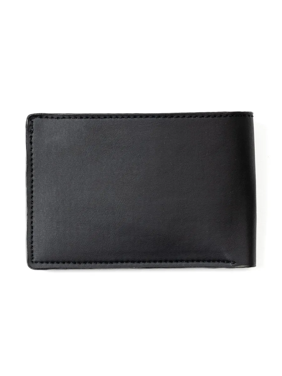 Helios (Black) | Mens Wallet made of Coconut Leather | Vegan