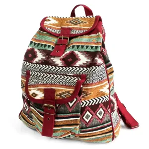 Jacquard bag - chocolate backpack - per case: 1 piece