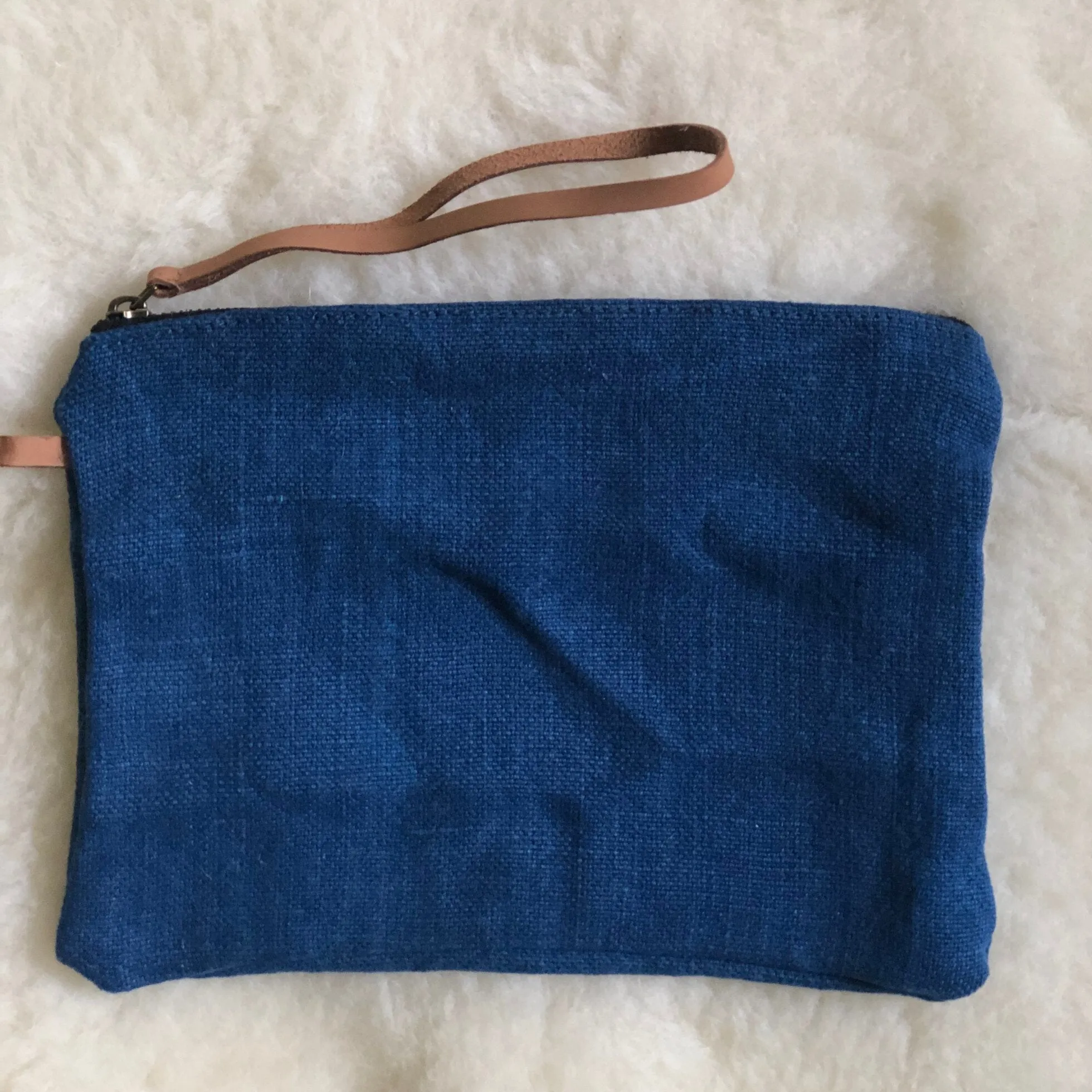 Jute Pouch - Dark Grey, Natural or Denim