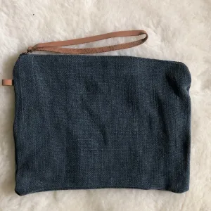 Jute Pouch - Dark Grey, Natural or Denim