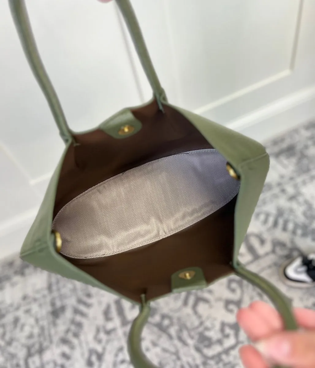 Khaki Green Multiway Grab Bag