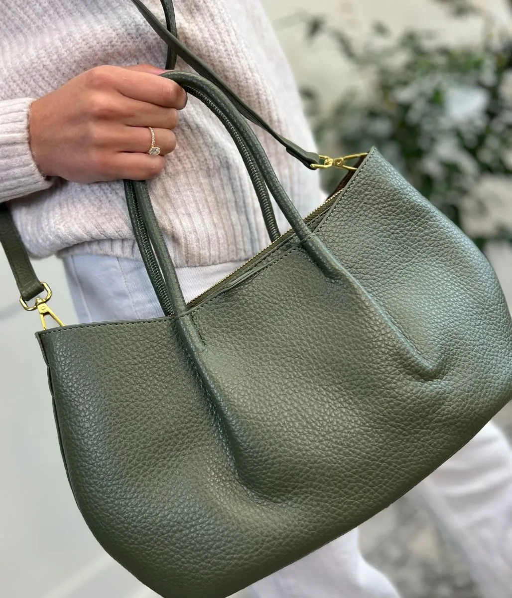 Khaki Green Multiway Grab Bag