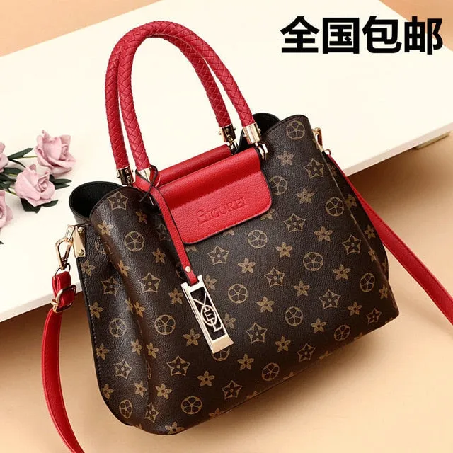 Ladies Handbag Boston Timis Li Casual Shoulder Bags Female Cross Body Bag High Quality Pu Leather Top Handle Bags for Women